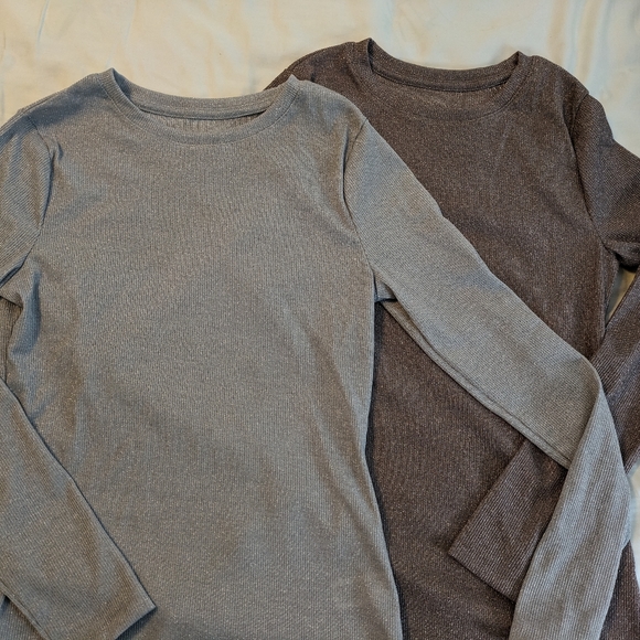A New Day Metallic Long Sleeve Shirts - Picture 2 of 8